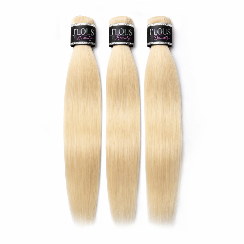 J’lous Beauty Billionaire Blonde – 613 Platinum Straight Bundles