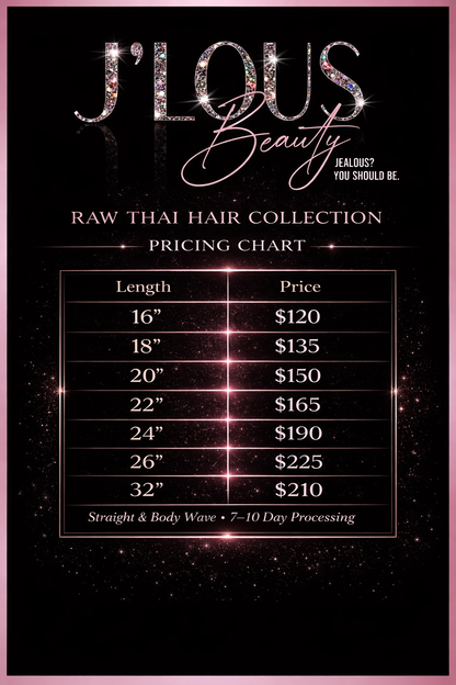 J’lous Beauty Temptation Curls – Raw Thai Curly Bundles